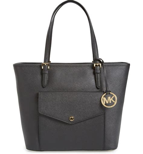 michael kors jet set large tote navy|Michael Kors jet set saffiano.